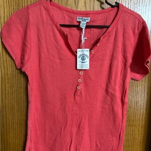 Steve & Barry's Vibrant Red Short Sleeve Top